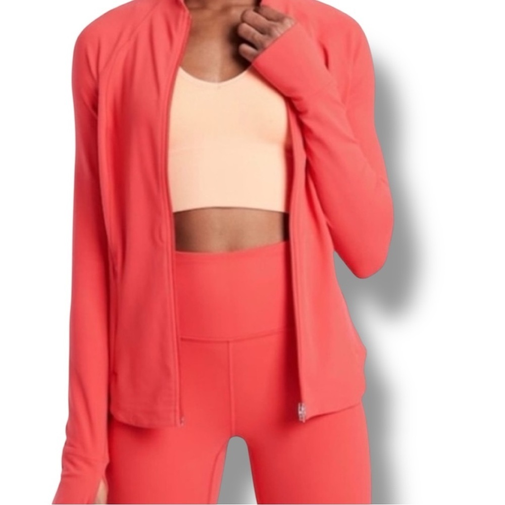 Athleta Salutation Jacket - Plus 2x Lychee Red - image 1